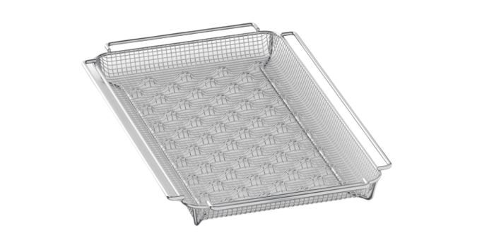 Stainless Steel Fry Basket or Tray for Combi Oven, SS 304, 1/1 40 mm, 20.8