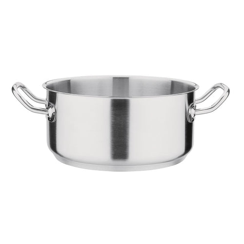 Half height commercial stock pot, heavy duty