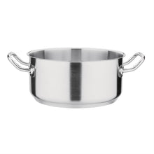 Load image into Gallery viewer, Stainless Steel Half Height Cookpot, SS 304, Sandwich Bottom, 45 cm, 18&quot;, 32.5 Liter&#39;s
