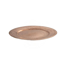 Load image into Gallery viewer, Copper Hammered Lagan, Cooking Handi, Hand Made, 10&quot; Round, 4 Litre&#39;s, Tin Coating, Heavy Duty
