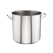 Charger l&#39;image dans la galerie, Premium Full Height Cookpot, SS 304, 45 cm, 18&quot;, 79 Liter&#39;s, Welded Handles, 18/8 Stainless Steel
