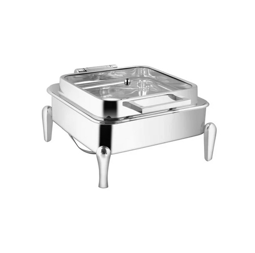 Stainless Steel Square Hydraulic Chafing Dish Set with Neo Legs