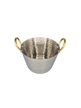 Load image into Gallery viewer, Stainless Steel Hammered Oval Serving Pan
