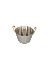 Load image into Gallery viewer, Double Sided Brass handle serving bowl
