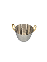 Load image into Gallery viewer, Oval Serve-Ware Bowl with Double Sided Brass handle
