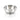 Stainless steel hammered round deep serving bowl, hand-beaten finish, ideal for hotels and restaurants