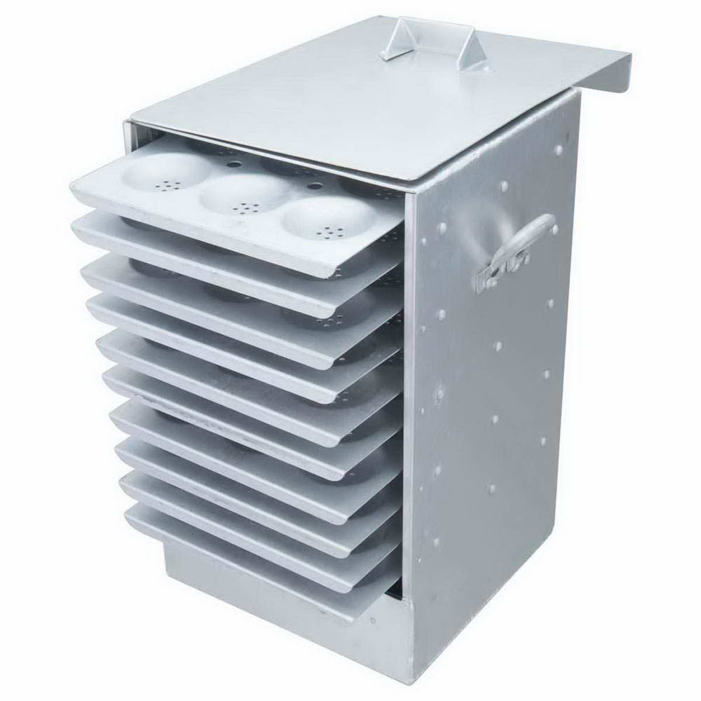 Commercial Aluminium Idli Steamer With Trays, 108 Idli's, Heavy Duty, Gas, Regular Size Idli