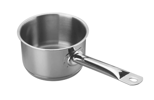 Stainless Steel Low Sauce Pan with Welded Handle, Sandwich Bottom, SS 304, 28 cm, 11