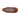 Wooden cast iron tray salad sizzler, oval shape