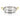 Stainless steel hammered oval AU gratin dish with double-sided brass handles, hand-beaten finish