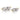 hammered stainless steel oval serving dish set with brass handles, elegant serveware for hotels and restaurants