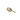 Stainless Steel Oval Shape Serving Mini Bites, Brass Handle, 60 ml