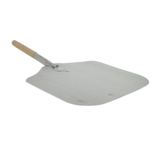 Wooden Handle Aluminum Pizza Peel or Paddle - 12