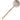 Long Wooden Handle Round Aluminum Pizza Peel or Paddle, 12" x 20"