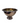 Round Hammered Finish Punch bowl, rose gold finish