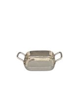 Charger l&#39;image dans la galerie, Stainless Steel Rectangle Serving Pan, Steel Handle, Hammered Finish
