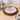 Stainless steel hammered round quarter plate serving platter, hand-beaten finish, rustproof, food-safe
