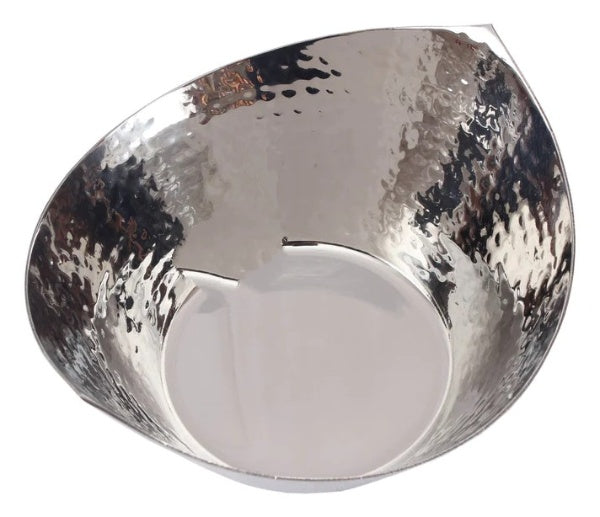 Hammered Stainless Steel Cut Design Bowl, French Fries Serving Bowl, 500 ML, 5.5