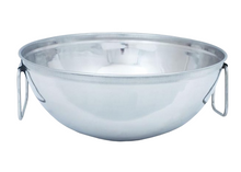 Load image into Gallery viewer, Stainless Steel Round Serving Display Bowl or Mixing Bowl with Double Sided Handles, 14&quot;
