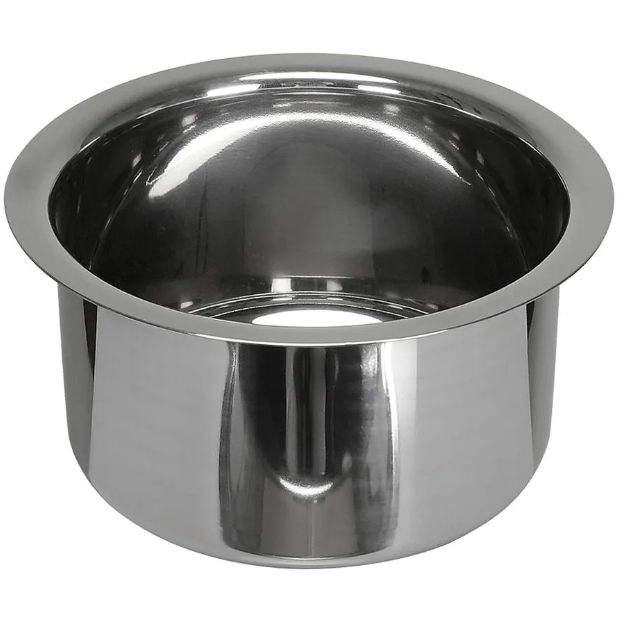 Stainless Steel Vessel or Tope for Cooking & Storing, 10 Liters, Heavy Duty