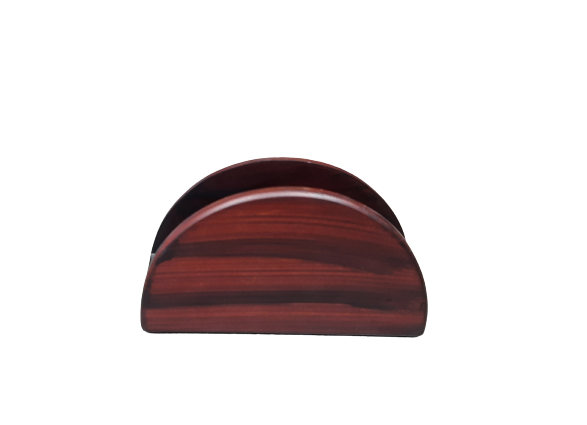 Wooden Napkin Holder or Tissue Stand, Brown