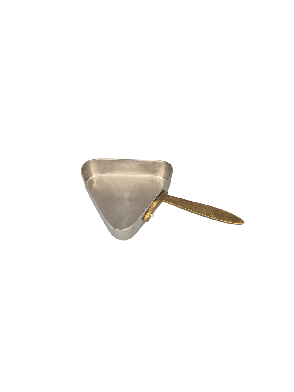 Stainless Steel Triangle Serving Mini Bites or Dipping sauce pan with ...