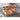 3 Skewers Copper Tabletop Rectangular Barbeque Grill with Brass Handle & Skewers for Serving, Hammered Finish