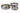 Stainless Steel Hammered Fry Pan with Double Sided Brass Handle #1, 500 ML