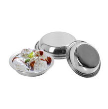 Load image into Gallery viewer, Stainless Steel Round Entree Dish or Curry Bowl #4 - 590 ml
