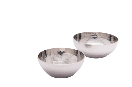 Stainless Steel Hammered New Design Katori, 60 ML, Chutney Bowl