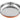 Copper Stainless Steel Hammered Halwa Plate, 150 ML, Round