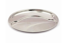 Load image into Gallery viewer, New Oval Shape Thali, 17&quot;, Stainless Steel
