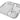 Stainless Steel Square Pav Bhaji Thali Plate, 8.3"