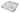 Stainless Steel Square Pav Bhaji Thali Plate - 9.5"
