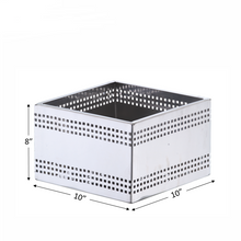 Charger l&#39;image dans la galerie, Stainless Steel Display Riser Stand for Catering Services, 10&quot; x 10&quot;, Square Display Riser
