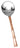 Copper Stainless Steel Two Tone Table Serving Spoon, 8" Length