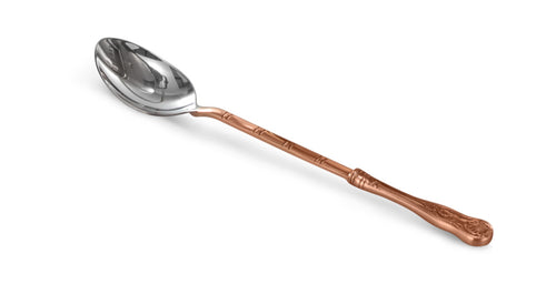 Two-Tone Copper / Stainless Steel Buffet Oval Shape Ladle, 13