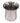 Stainless Steel Hammered Curved Water Glass Tumbler, 300 ML