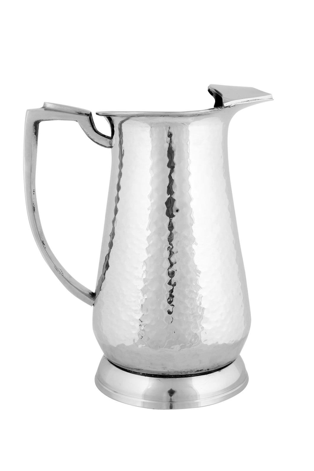 Stainless Steel Hammered Maharaja Jug Pitcher, 1.6 Liters