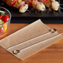 Load image into Gallery viewer, Stainless Steel Table Barbecue Skewers for Serving - 12&quot;
