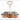 Copper / Stainless Steel Pickle Set with Bowl & Solid Brass Stand, 4 Bowls, Hammered Finish