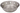 Stainless Steel 18 Gauge Matt Finish Round Bread Basket, 7.5"