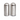 Stainless Steel Matt Finish salt and pepper shakers set