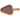 Wooden Cast Iron Sizzler Platter with Handle, Triangle Shape 7.5" 