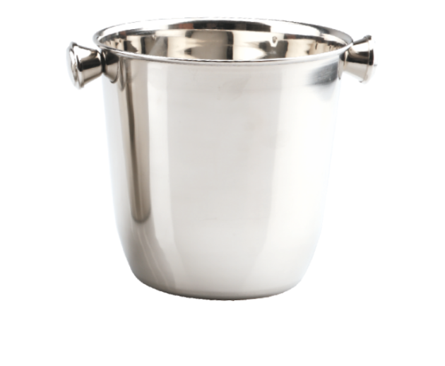 Stainless Steel Deluxe Ice Bucket with Dual Side Handle