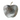 Stainless Steel Apple Shape Decorative Platter with Brass Petiole, 9.5"