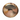 Stainless Steel Rose Gold Finish PVD Coating Round Hammered Thali, 13" Diameter