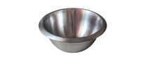 Charger l&#39;image dans la galerie, Matte Finish Stainless Steel Serving Bowl, Heavy Duty, 400 ML
