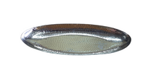 Load image into Gallery viewer, Deep Oval Shape Hammered Serving Platter, 11&quot; x 4.5&quot;, Stainless Steel
