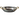 Stainless Steel Hammered Oval Serving Dish, comes with Double Sided Brass Handle
